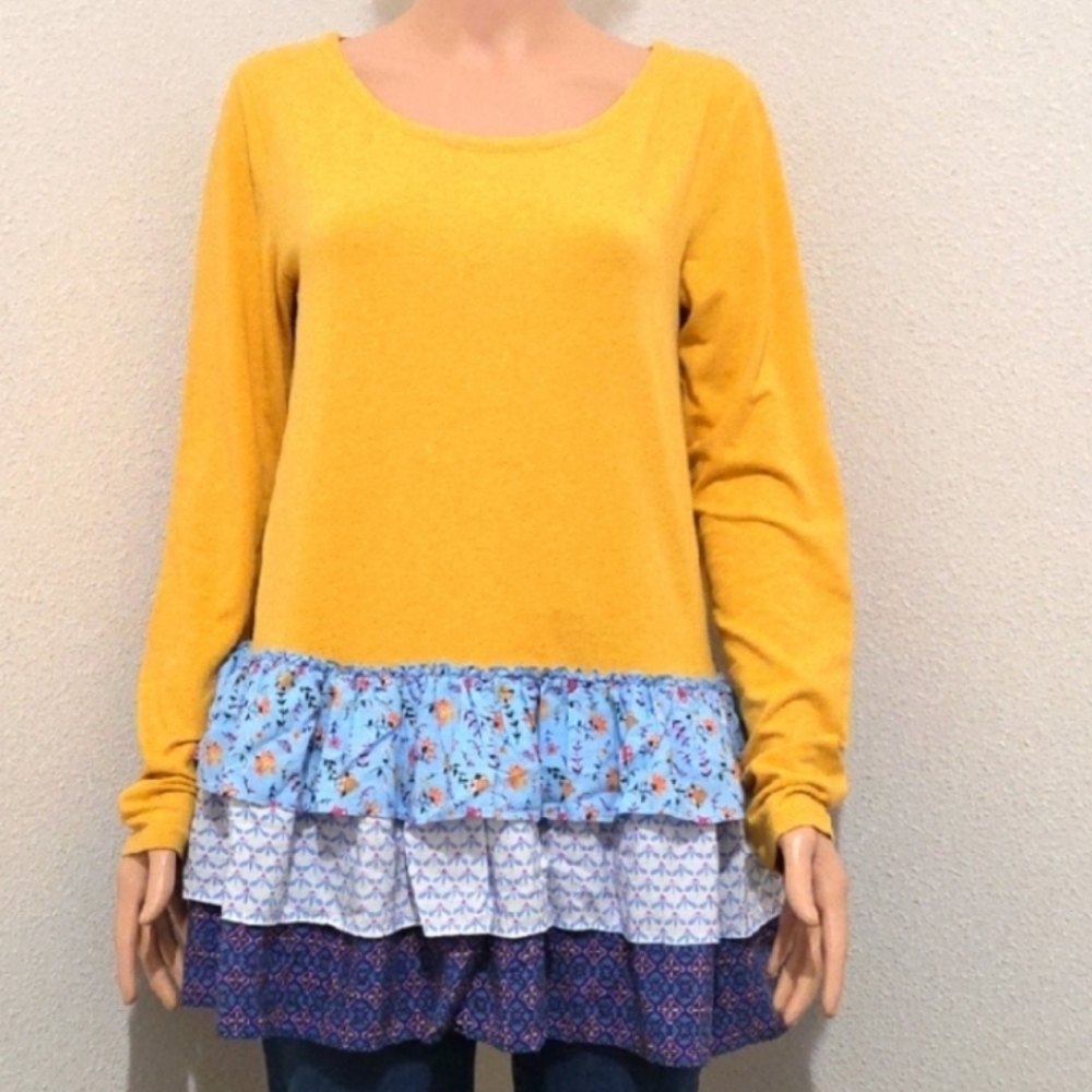 NWOT Matilda Jane L/S Ruffle Shirt